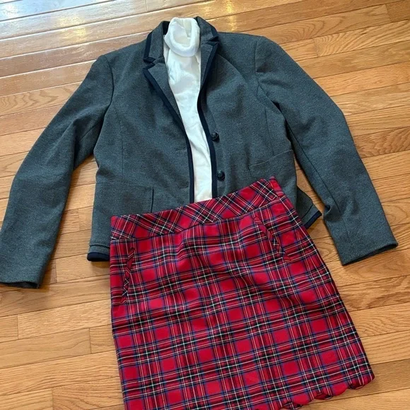 GAP Gray Blazer with Navy Trim - Picture 10 of 10